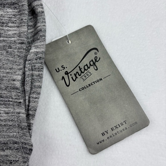 US VINTAGE BY EXIST ~ NWT Men’s Size 2XL Gray Distressed Lightweight Shorts - Picture 5 of 14